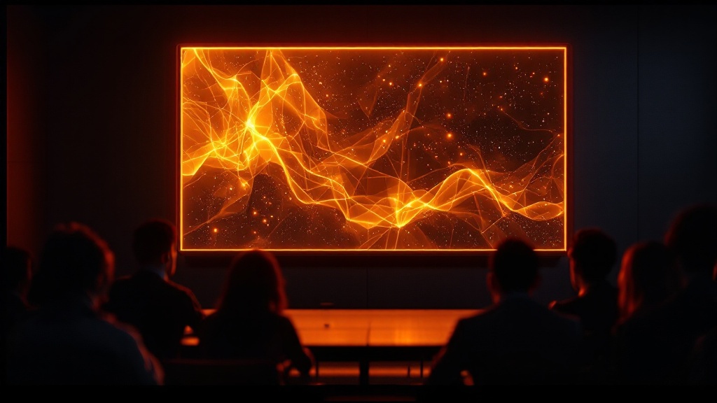 All-in-one LED display panel in a modern Los Angeles classroom with students seated